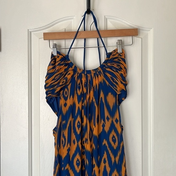 Anthropologie X Verb by Pallavi Singhee | Cut-Out Maxi Romantic Halter Dress XS - Picture 7 of 12